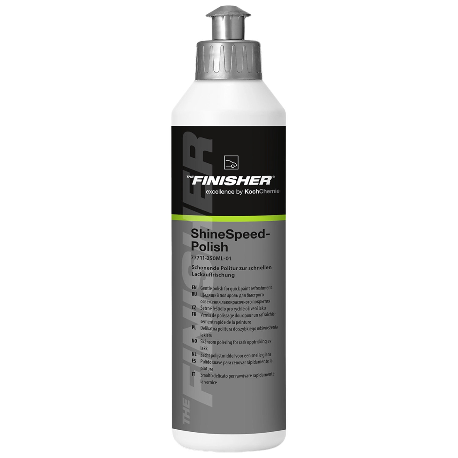 Koch Chemie Shine Speed Polish 250ml flaska för 2-i-1 polering och lackförsegling av alla lacktyper