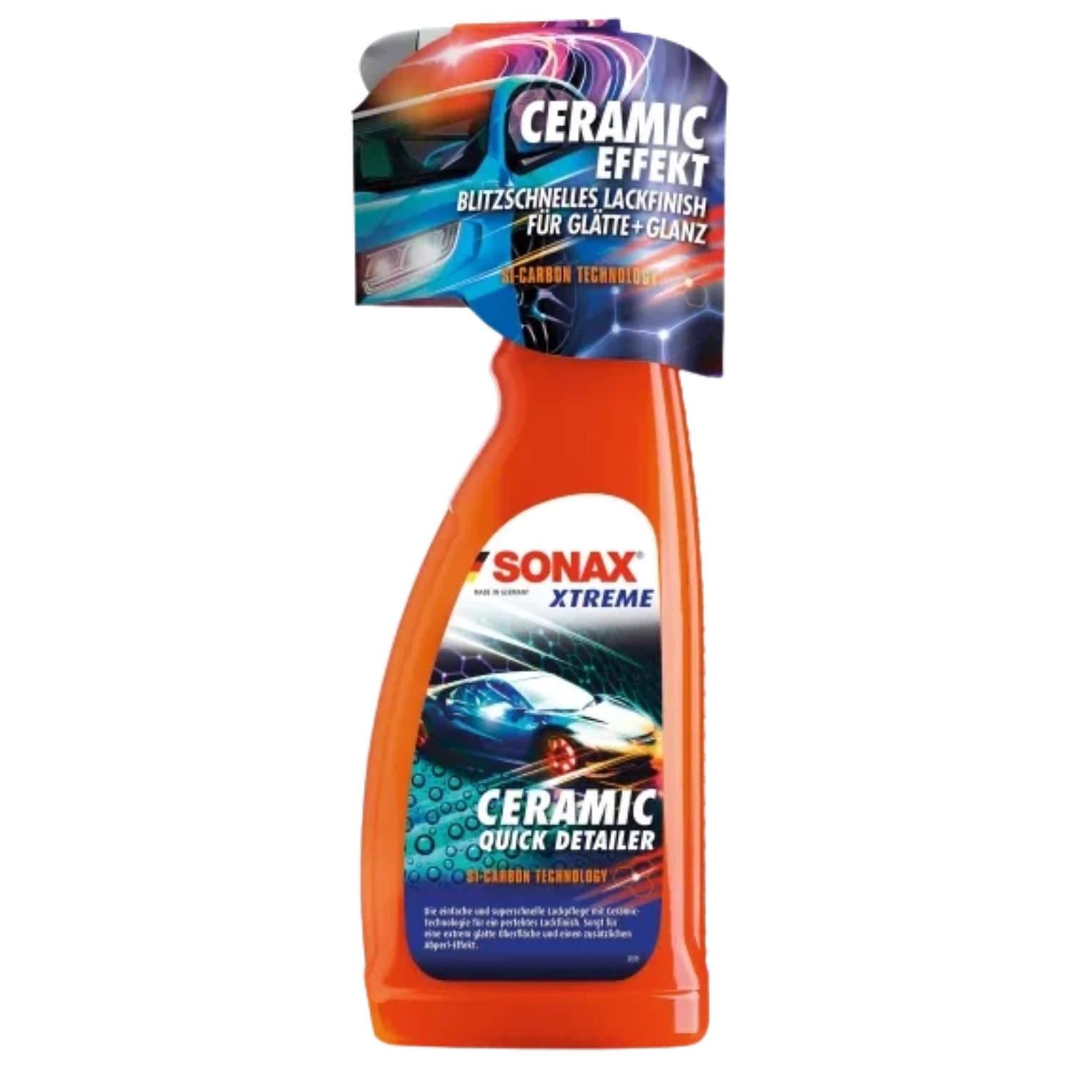 Sonax Ceramic Ultra Slick Quick Detailer 750ml spray bottle for ceramic paint care and maintenance