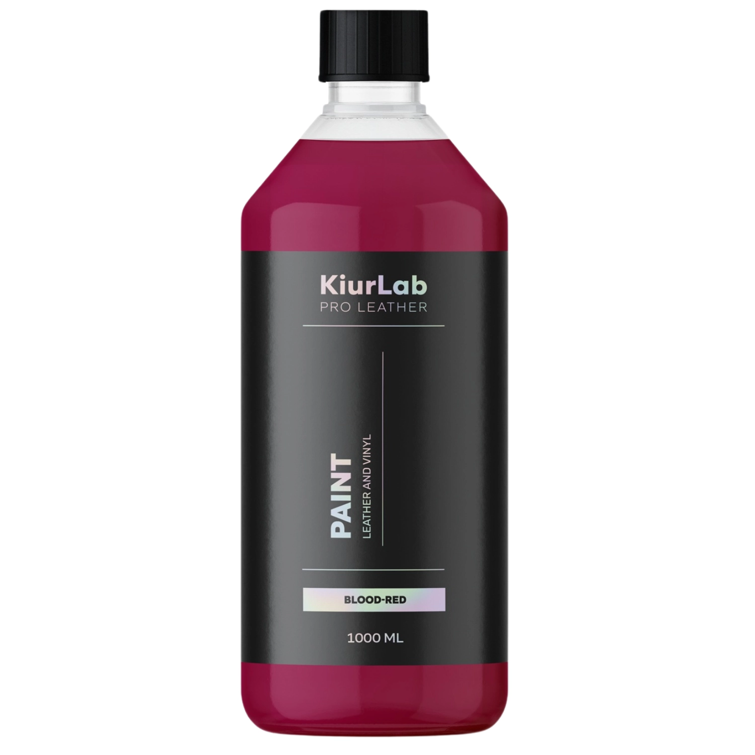 KiurLab PRO LEATHER Leather and Vinyl Paint Blood-Red 1L for professional car interior restoration
