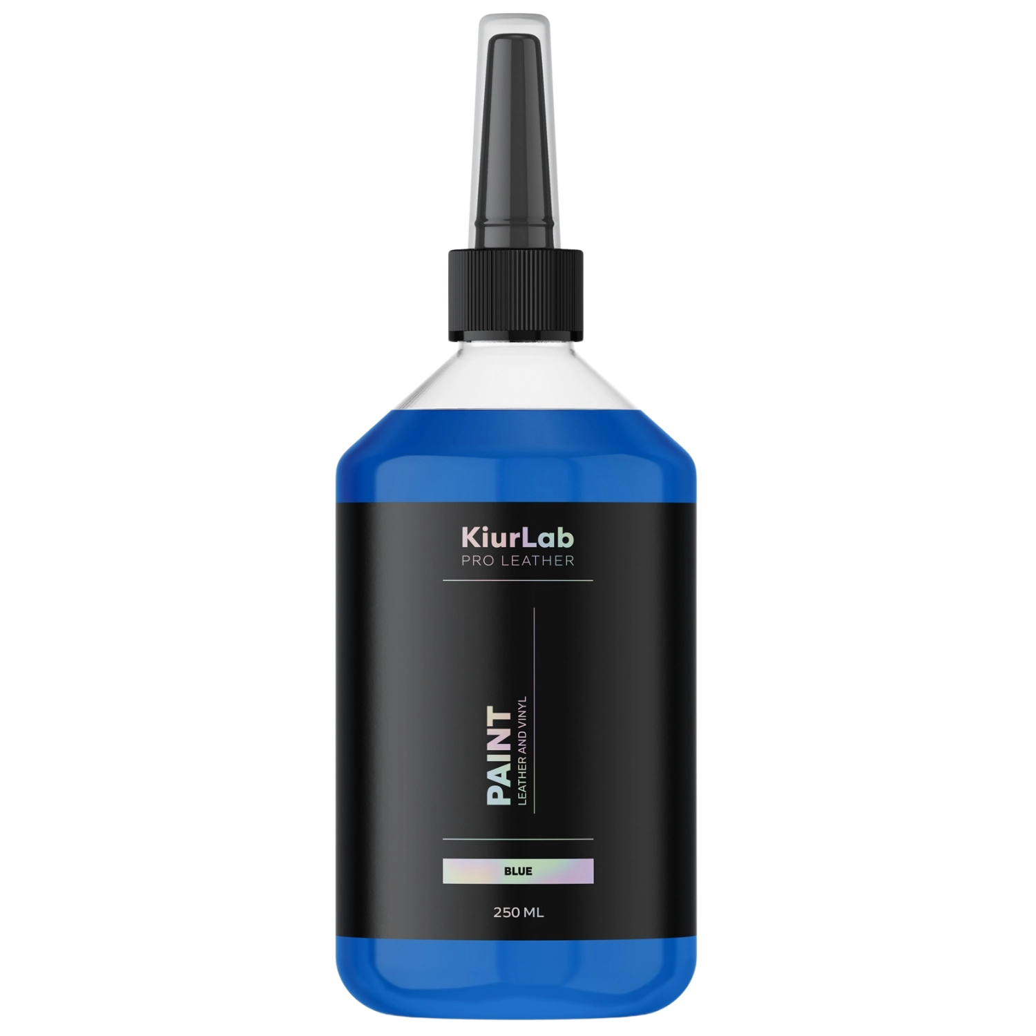 KiurLab PRO LEATHER Leather & Vinyl Paint Blue 250ml for professional car interior restoration