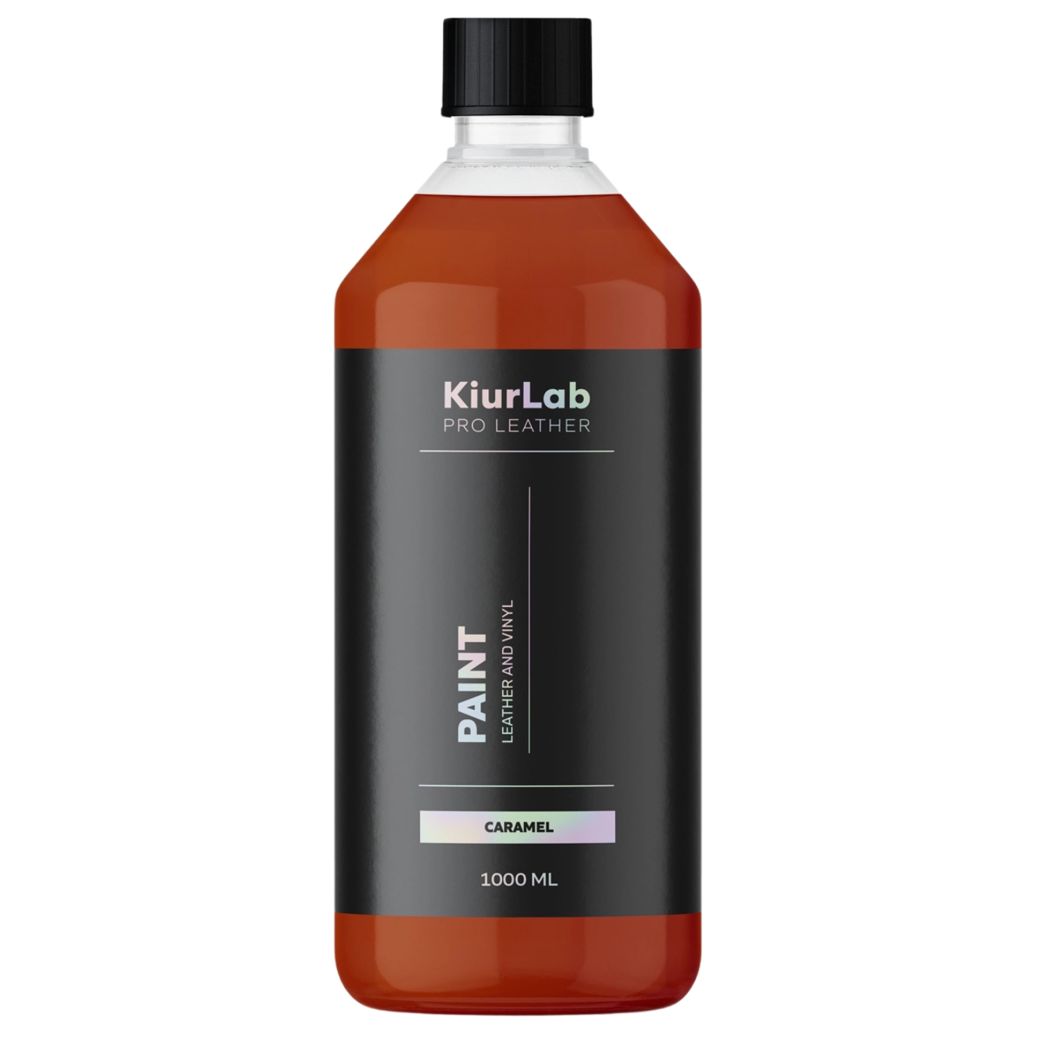 KiurLab PRO LEATHER Leather and Vinyl Paint in Caramel, 1L for professional interior restoration