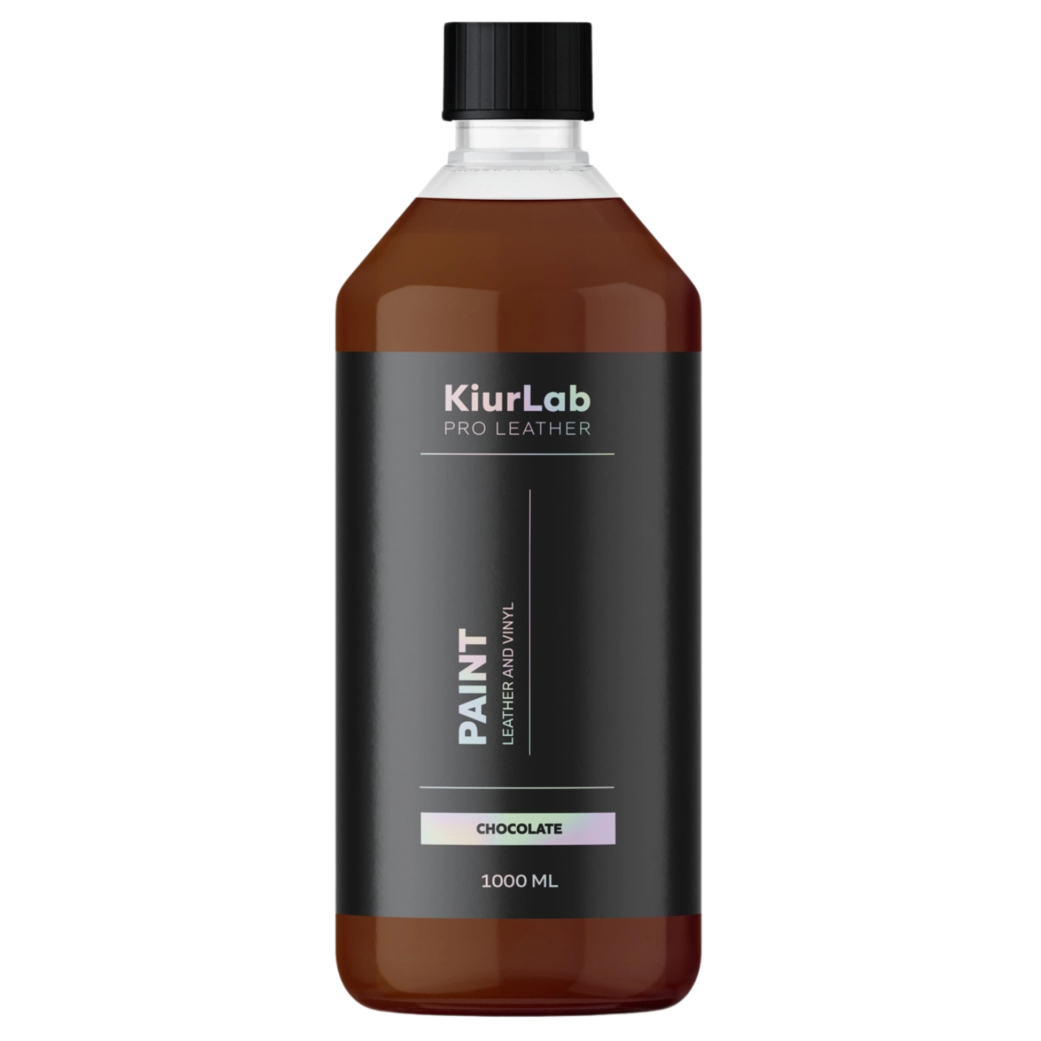 KiurLab Leather and Vinyl Paint Chocolate 1L water-based professional restoration paint