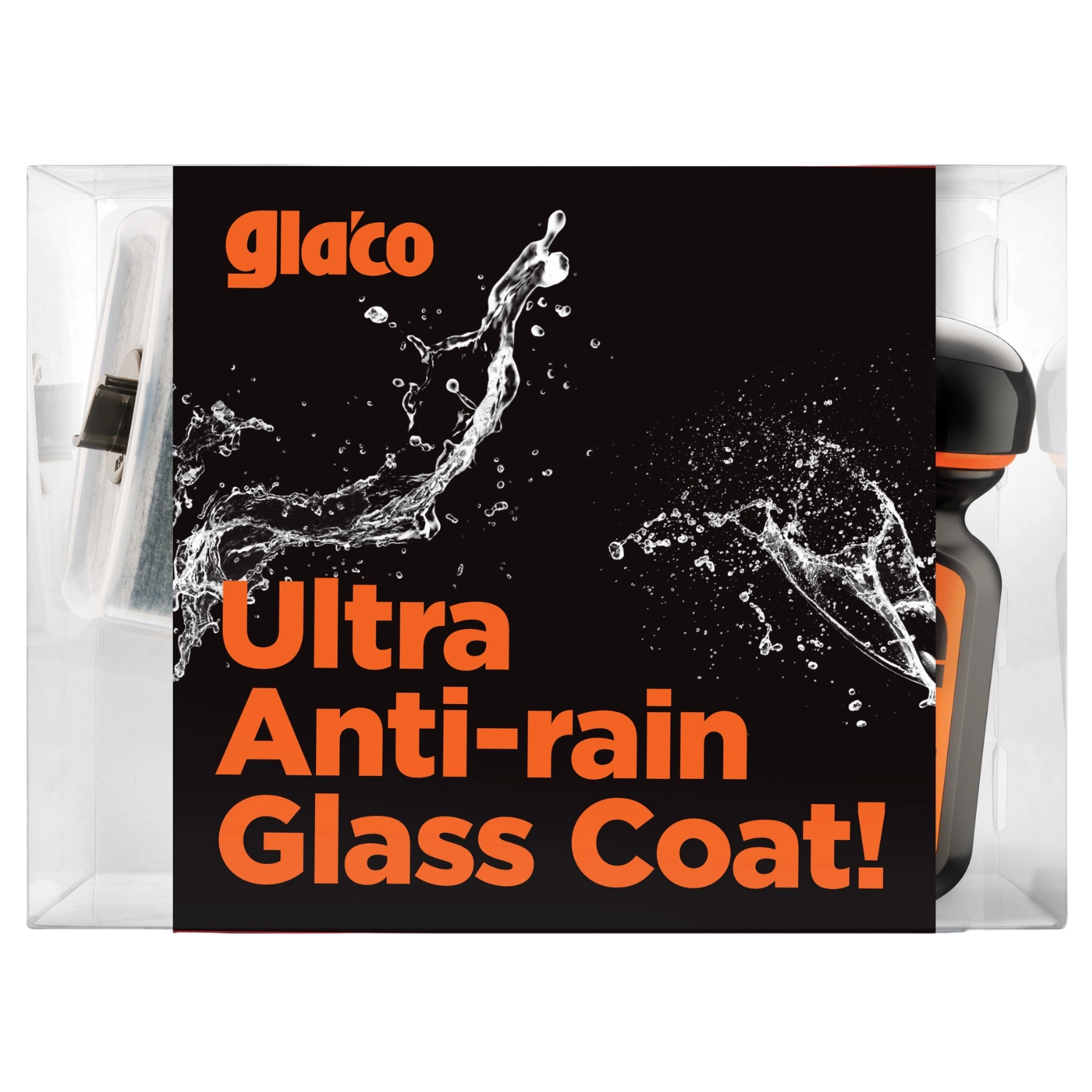 SOFT99 Ultra Anti-Rain Glass Coat Set Black for professional cleaning and long-lasting glass protection