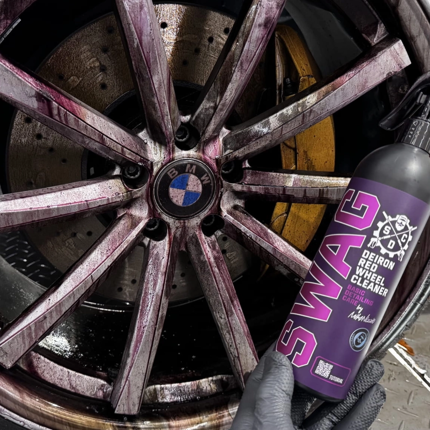 SWAG Basic Deiron Red wheel cleaner and iron remover 5-litre bottle targeting brake dust