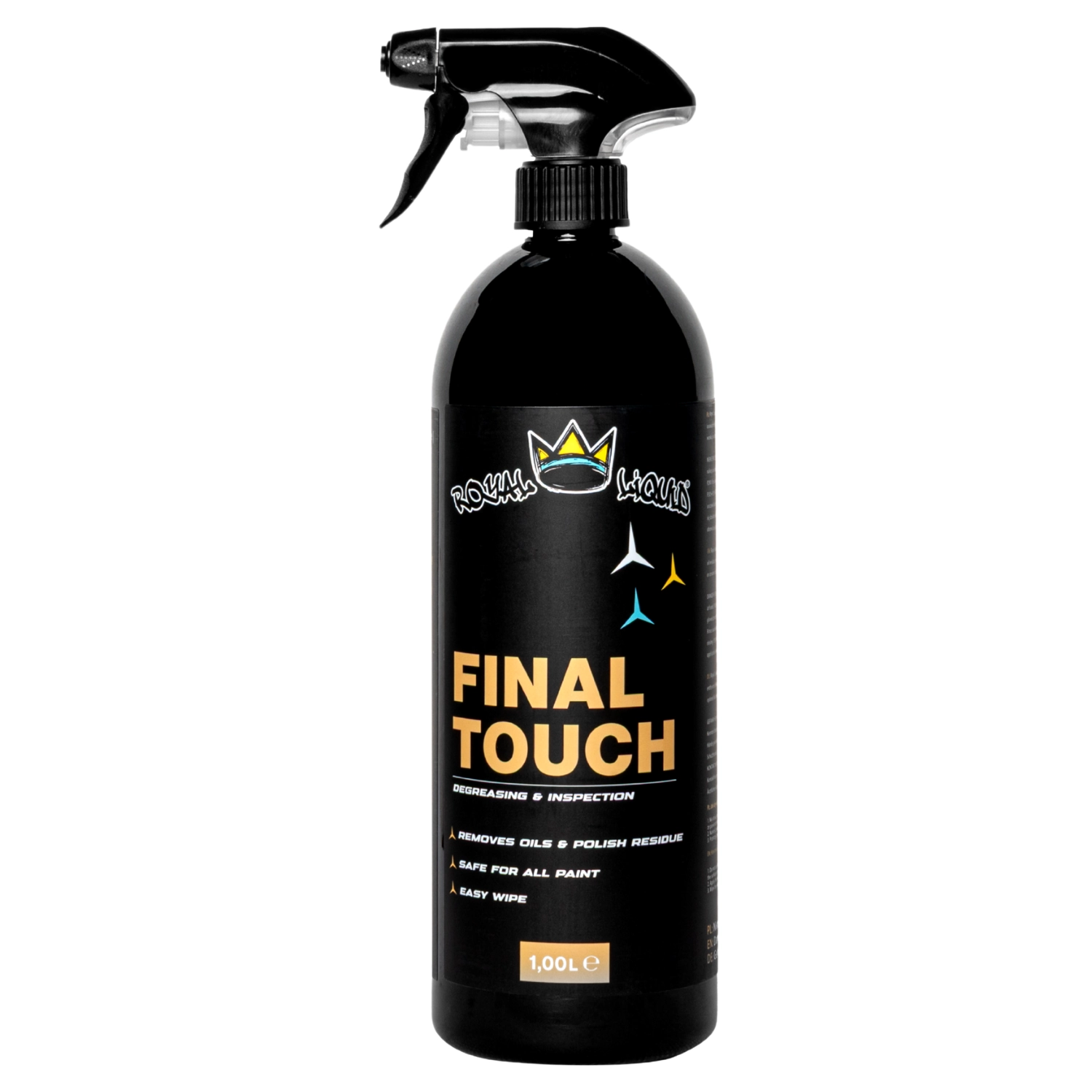 Royal Pads Royal Liquid Final Touch paint degreaser in a one-litre bottle