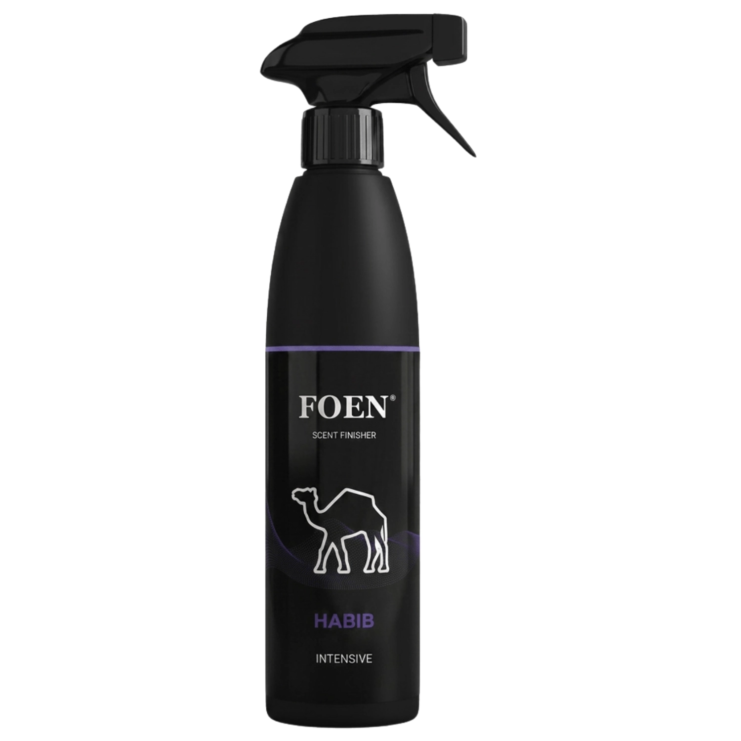 Foen Habib orientalisk inomhusparfym 500ml sprayflaska med saffran, oud och läder