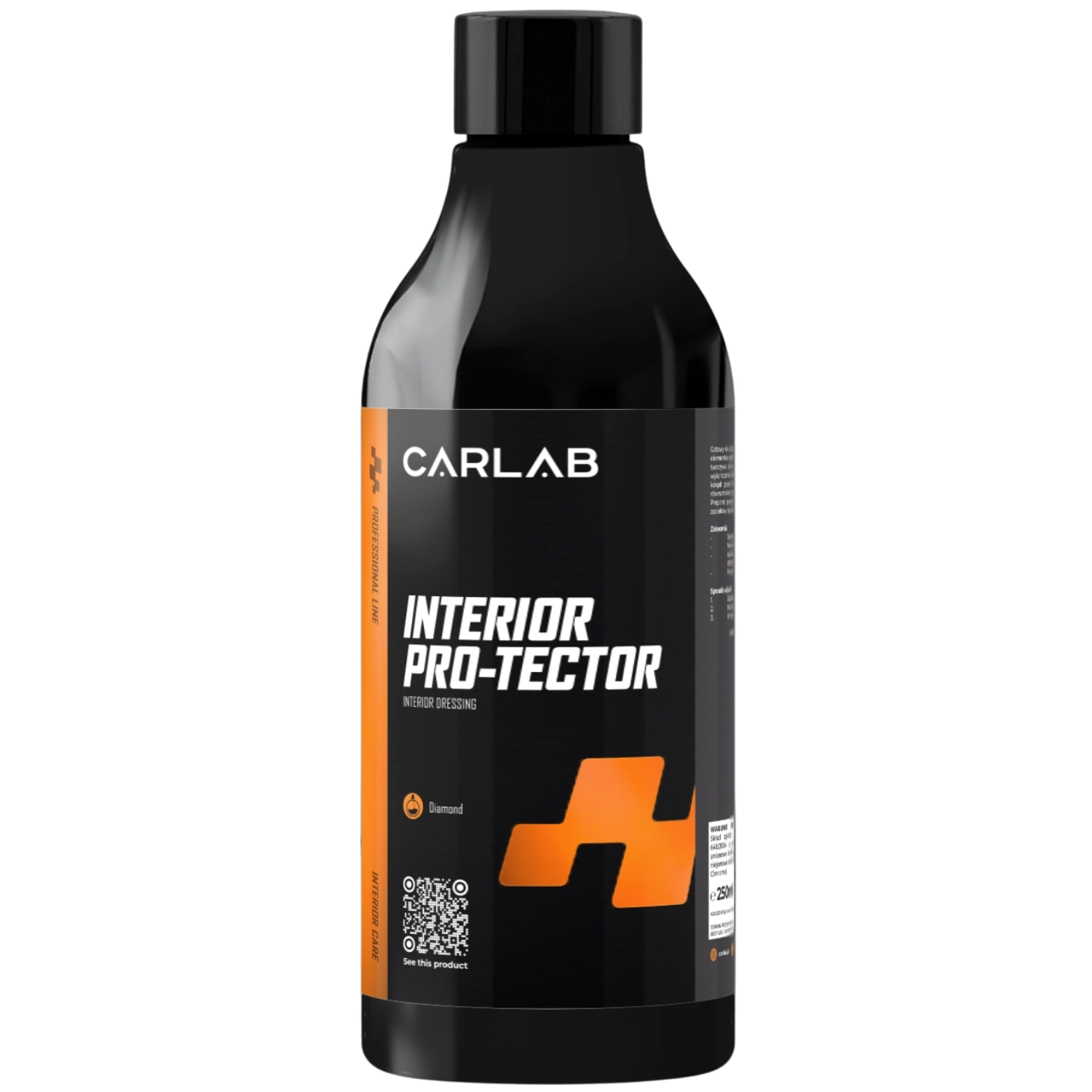CarLab Interior Pro-Tector 750ml bottle, an interior protector for plastic, vinyl and rubber with a satin matt finish and UV protection