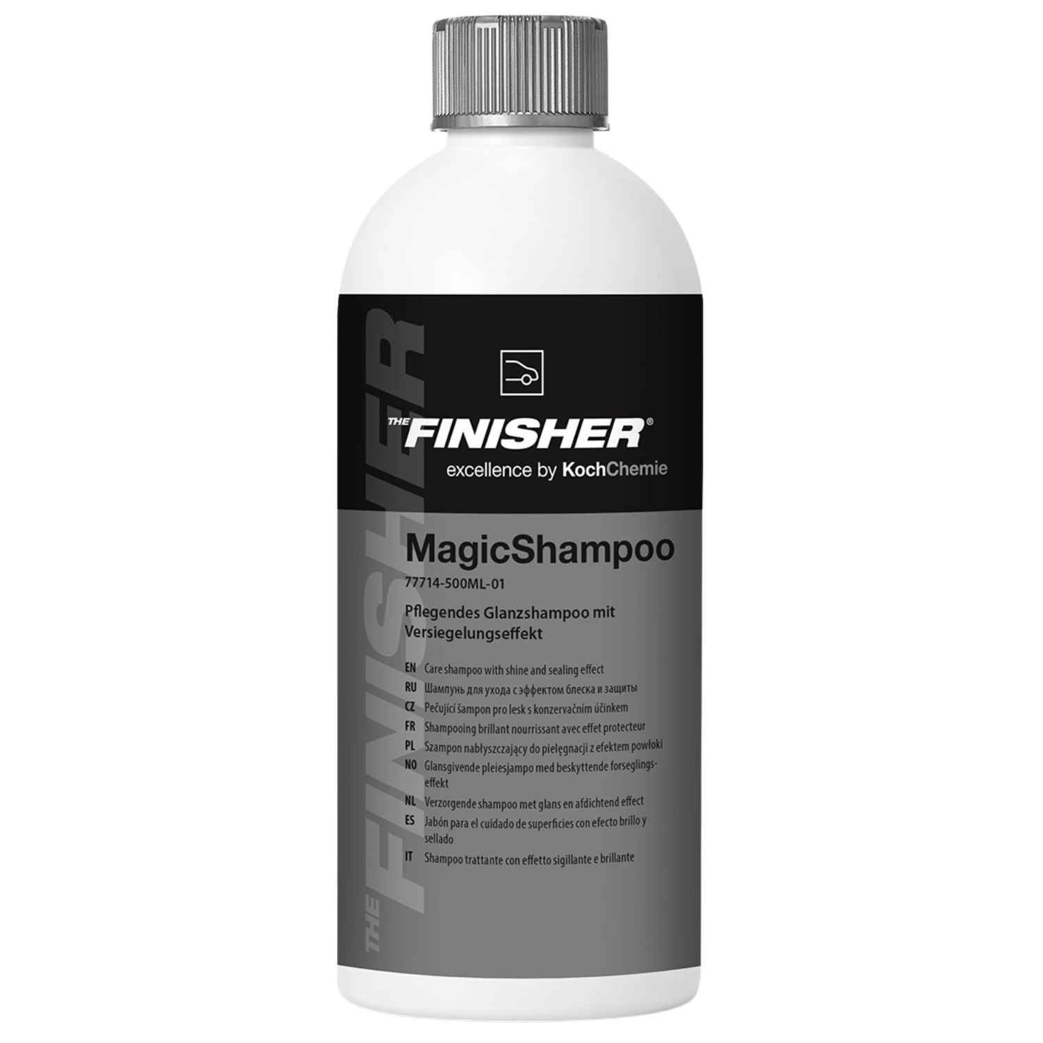 Koch Chemie MagicShampoo 500ml bottle, a car care shampoo with hydrophobic effect for paint protection