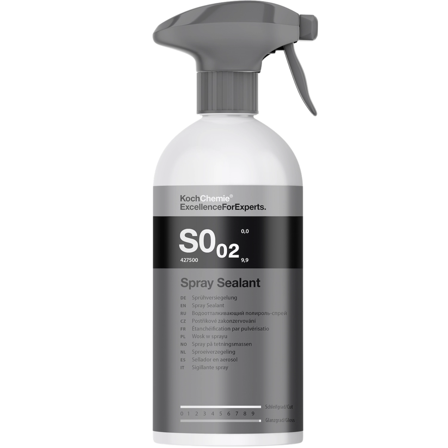 Koch Chemie Spray Sealant S0.02 lackförsegling i 500ml sprayflaska för hög glans