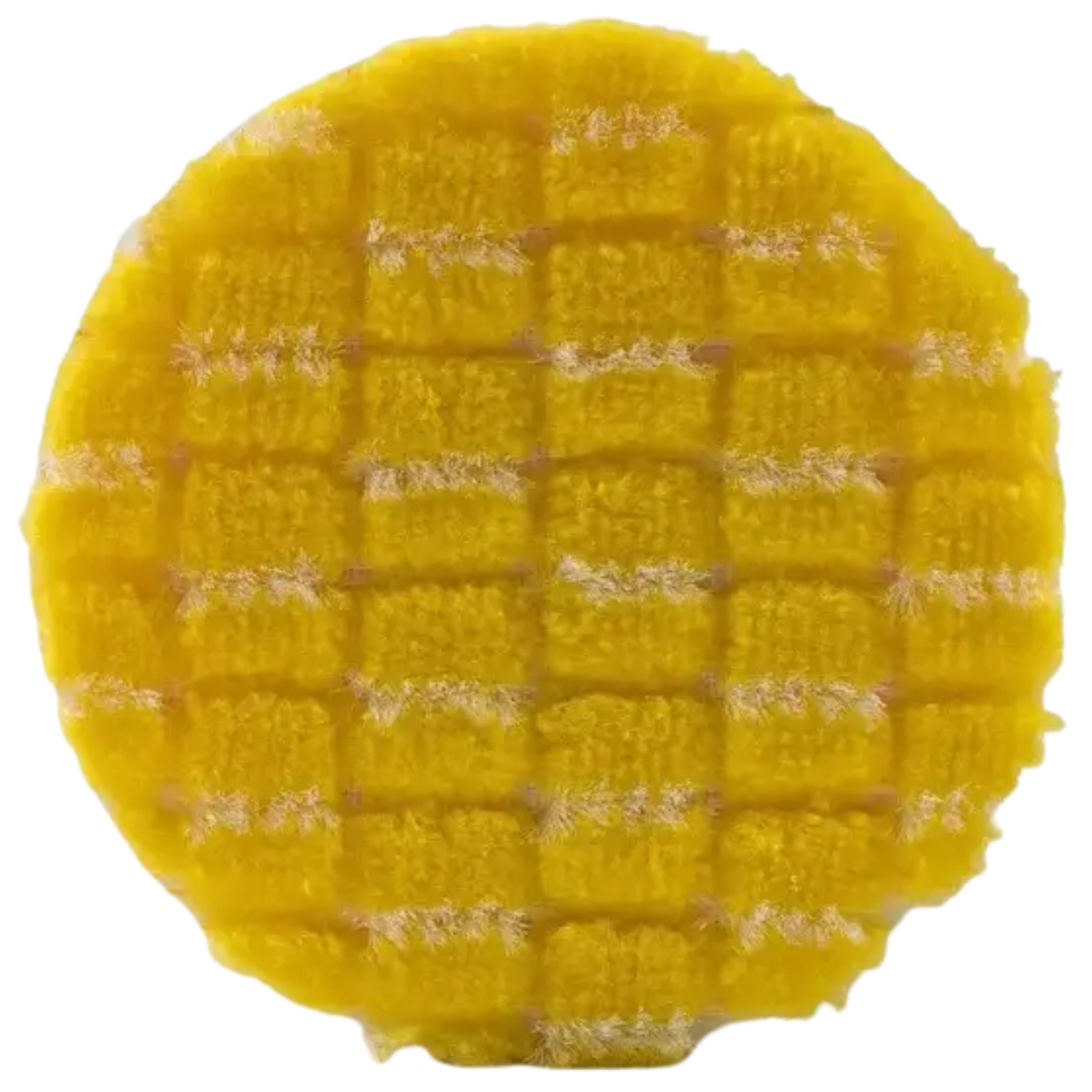 Lake Country 90mm carpet and upholstery cleaning pad with brush-like fibres and microfibre