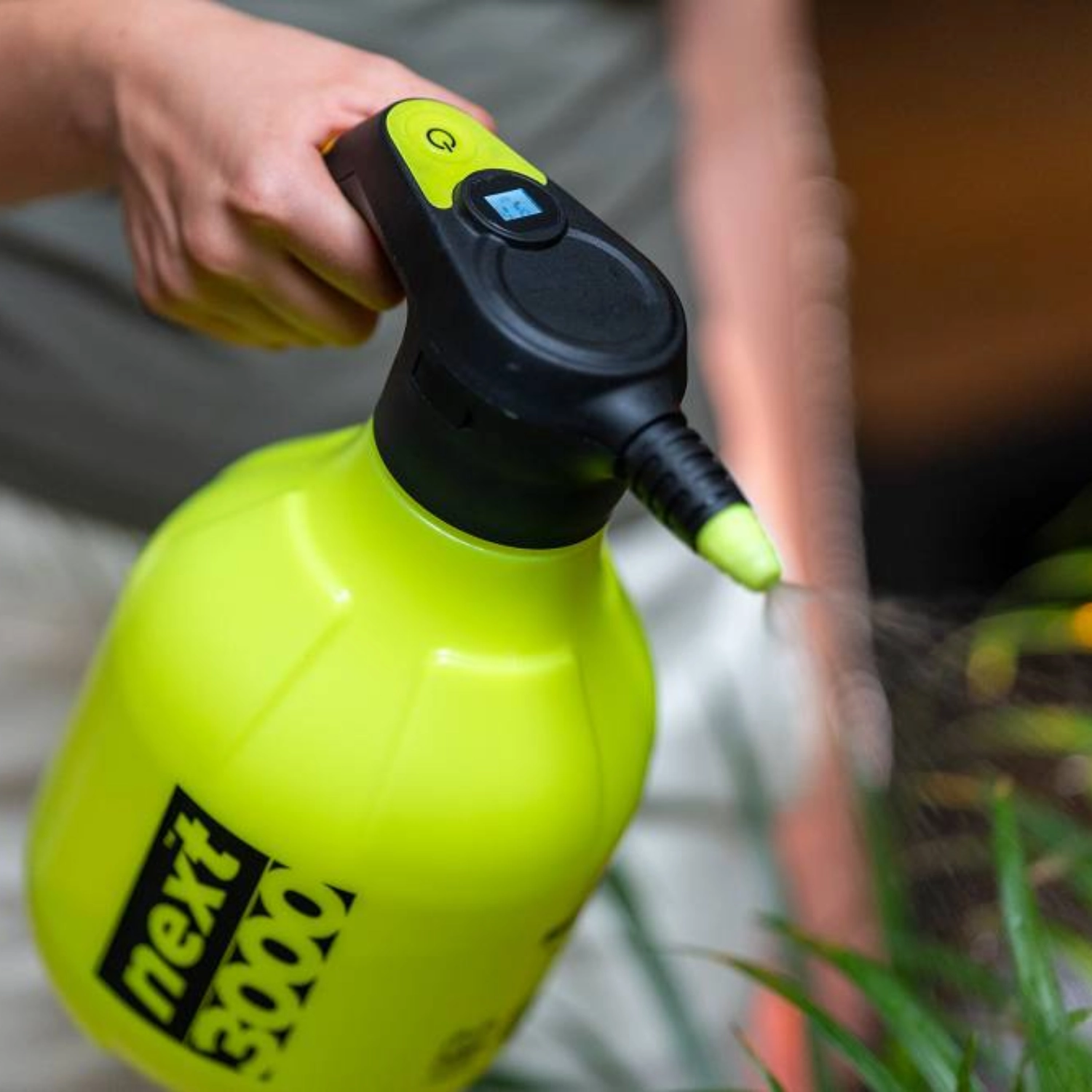 Marolex Next 3000 batteridriven trycksprutare 3 liter med 30 cm kompositlans för trädgårdsskötsel