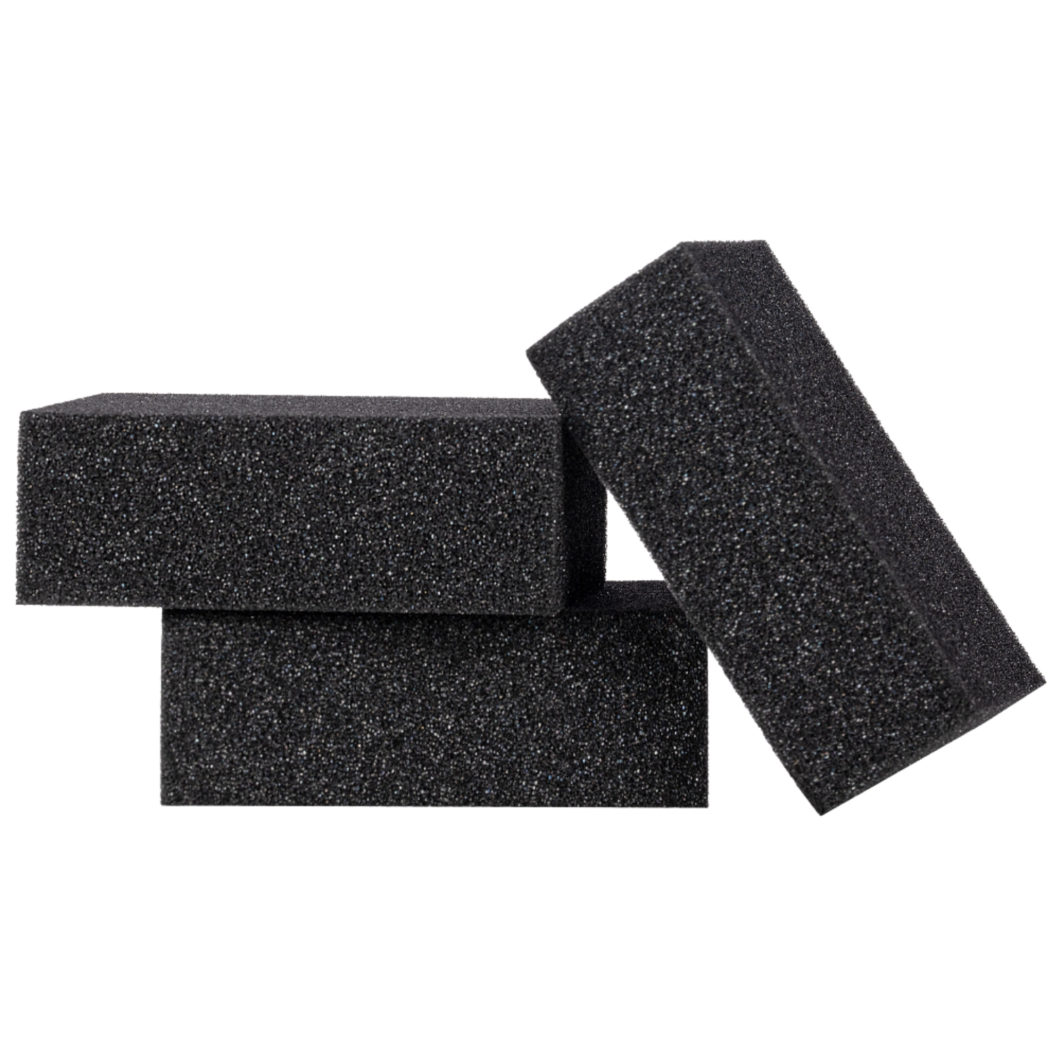 Three medium-firm foam applicator pads for wax and polish from Fresso