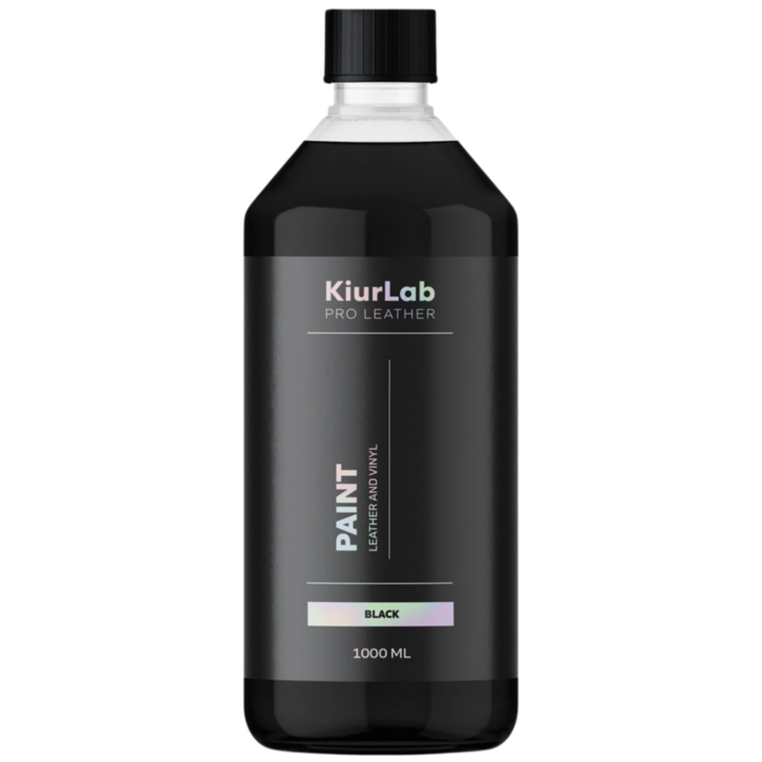 KiurLab Leather and Vinyl Paint black 1L water-based professional restoration