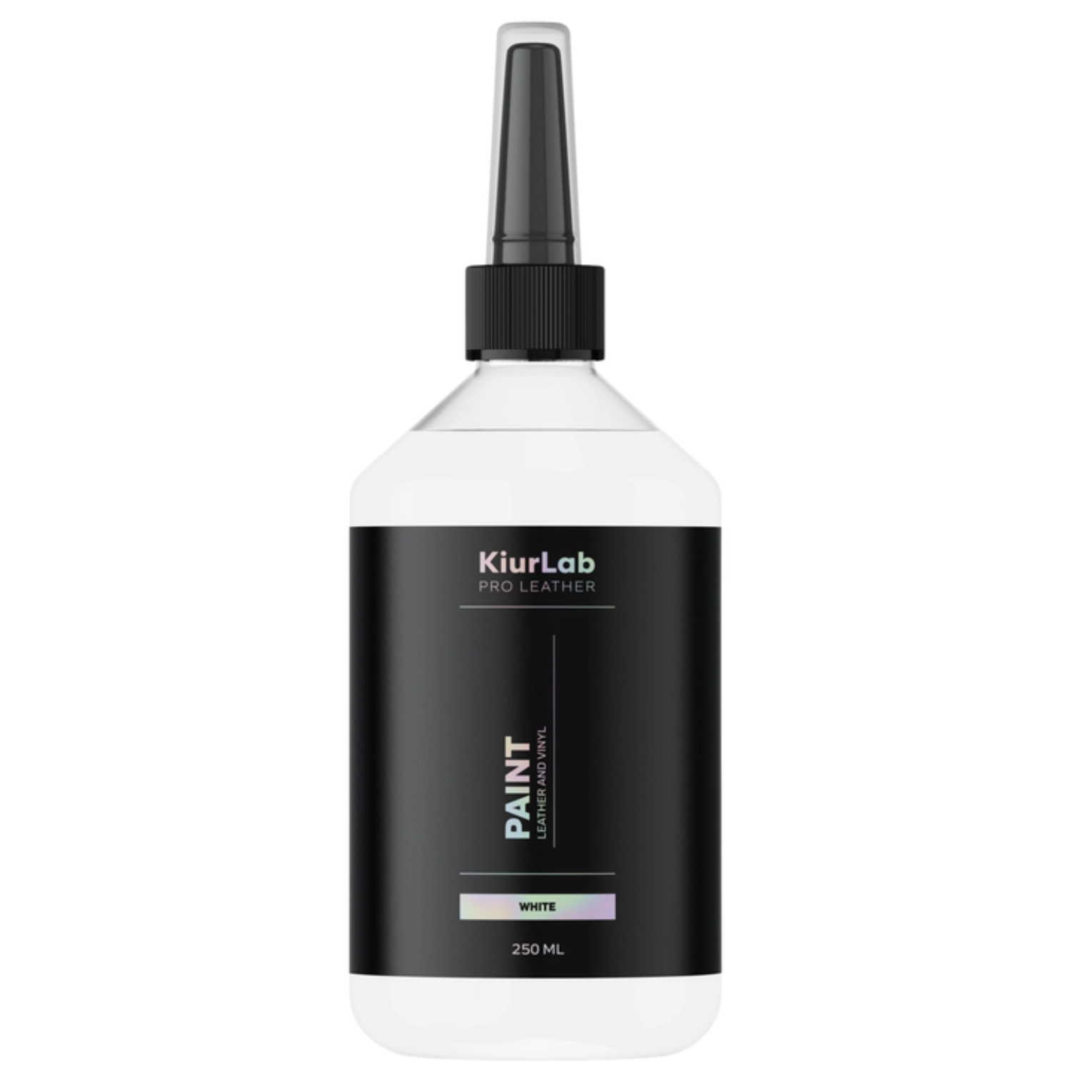 KiurLab Leather and Vinyl Paint vit 250ml förpackning för läder- och vinylrenovering