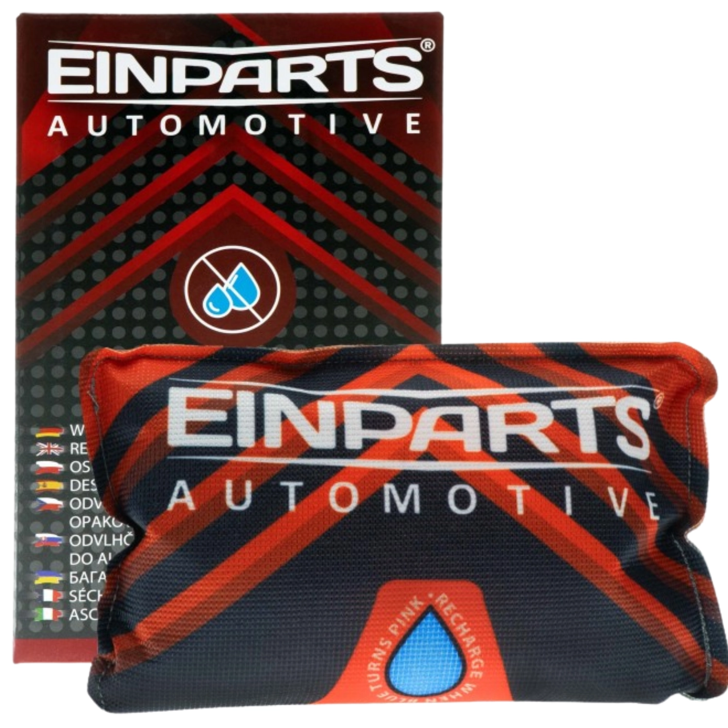 Rectangular Einparts moisture absorber 400g with colour indicator for car and garage