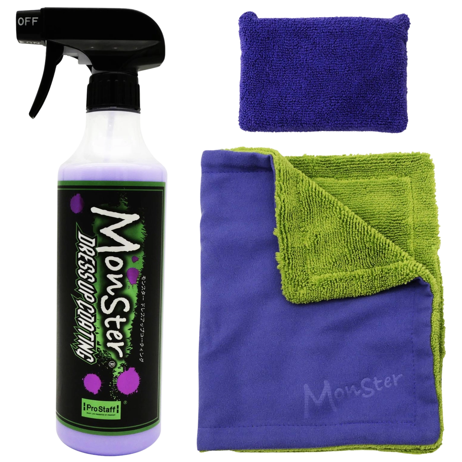 Prostaff Monster Dress Up Coat 500ml Coating Spray bottle with glass-structure formula