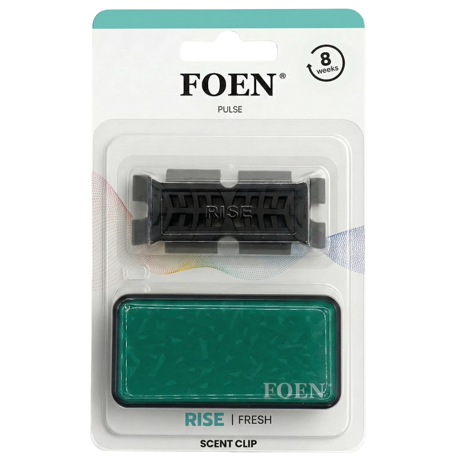 Foen Pulse Rise bilparfym ventilmonterad med citrus och marin doftprofil