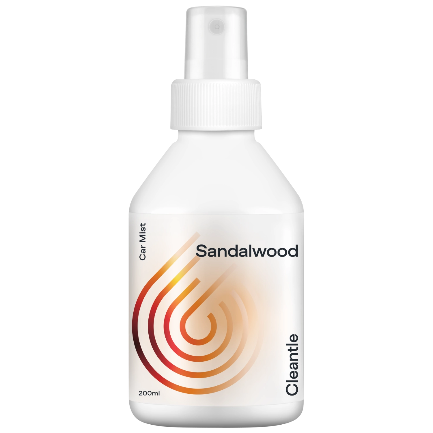 Cleantle Car Mist Sandalwood fragrance spray 200ml with sandalwood and rose scent for vehicle interiors