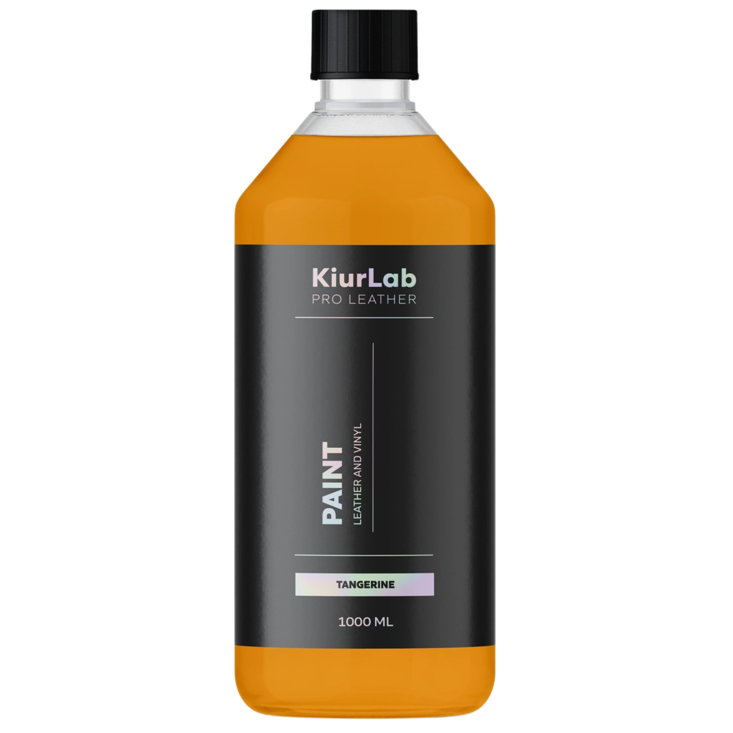 KiurLab Läder- och Vinylfärg Tangerine 1L för professionell färgsättning av bilklädsel och inredning