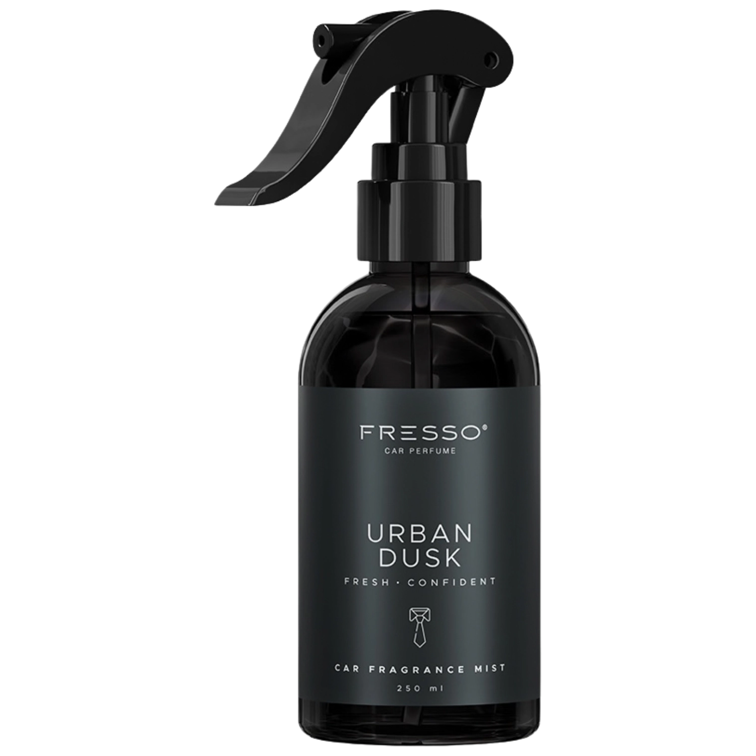 Fresso Urban Dusk car fragrance mist 250ml spray for car interiors with aromatic woody scent