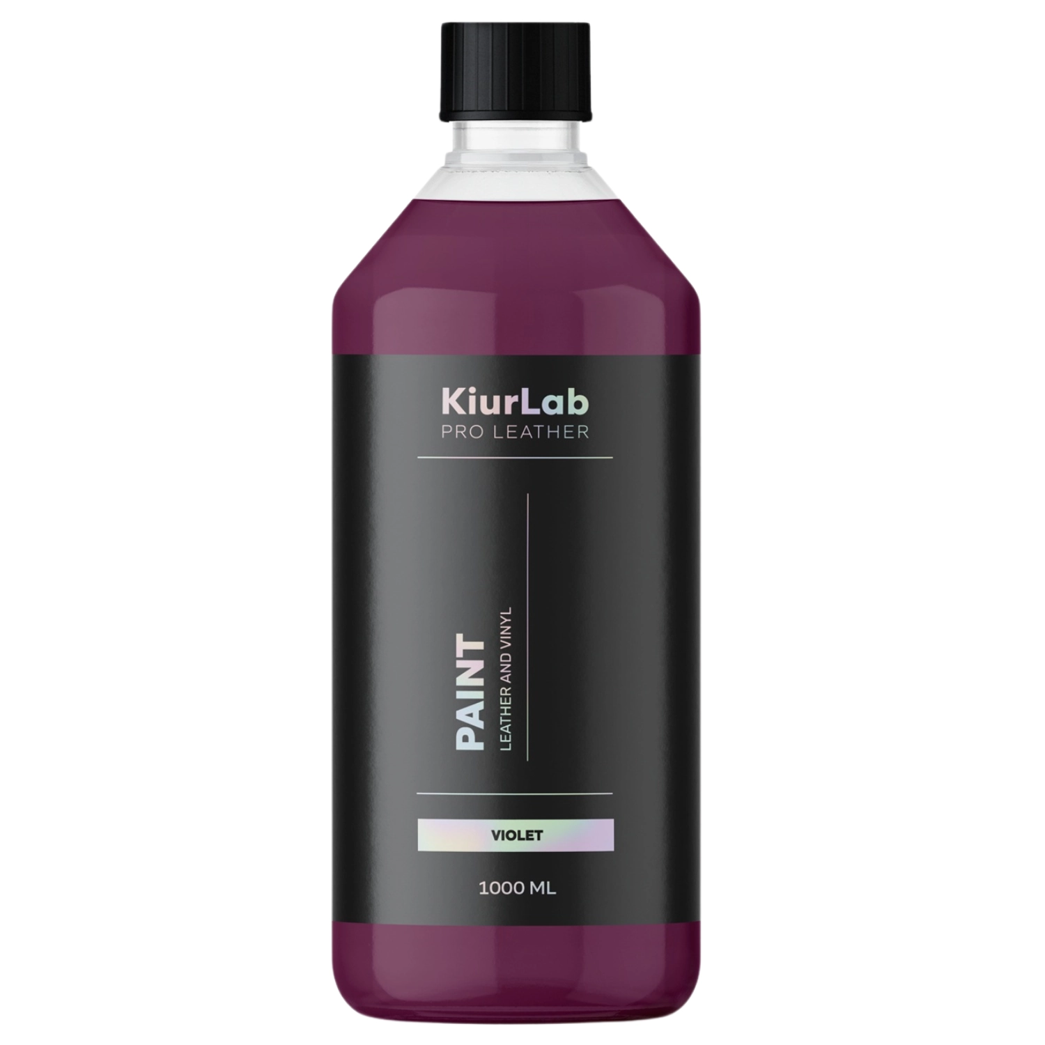 KiurLab Läder- och Vinylfärg Violett 1L för professionell renovering av bilklädsel i läder och vinyl