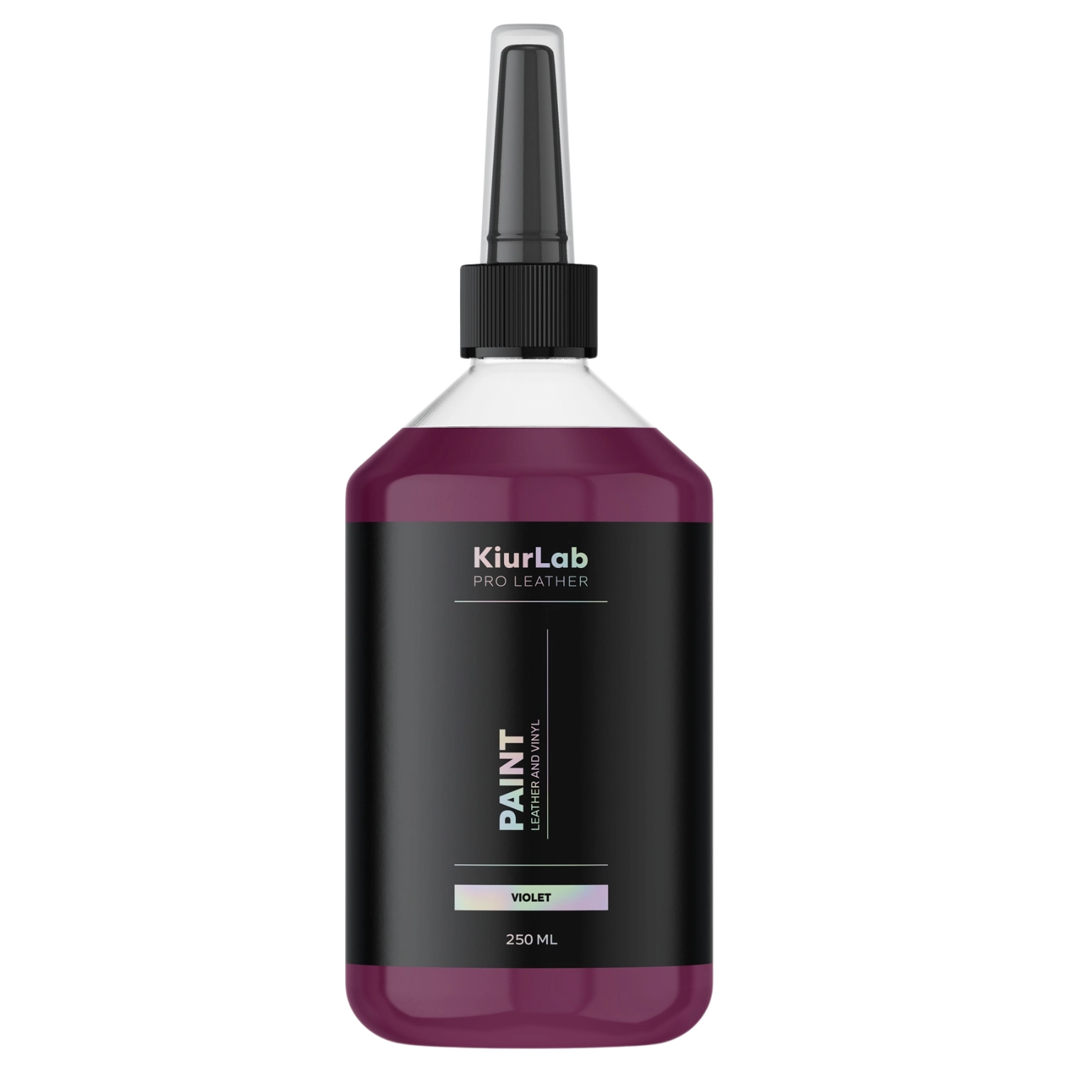 KiurLab Läder- och Vinylfärg Violett 250ml för professionell renovering av bilinteriörer