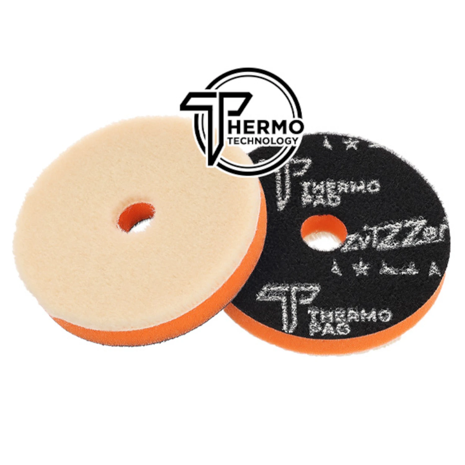 ZviZZer Thermo Velour Wool Pad 130mm for heavy cut polishing with DA polishers