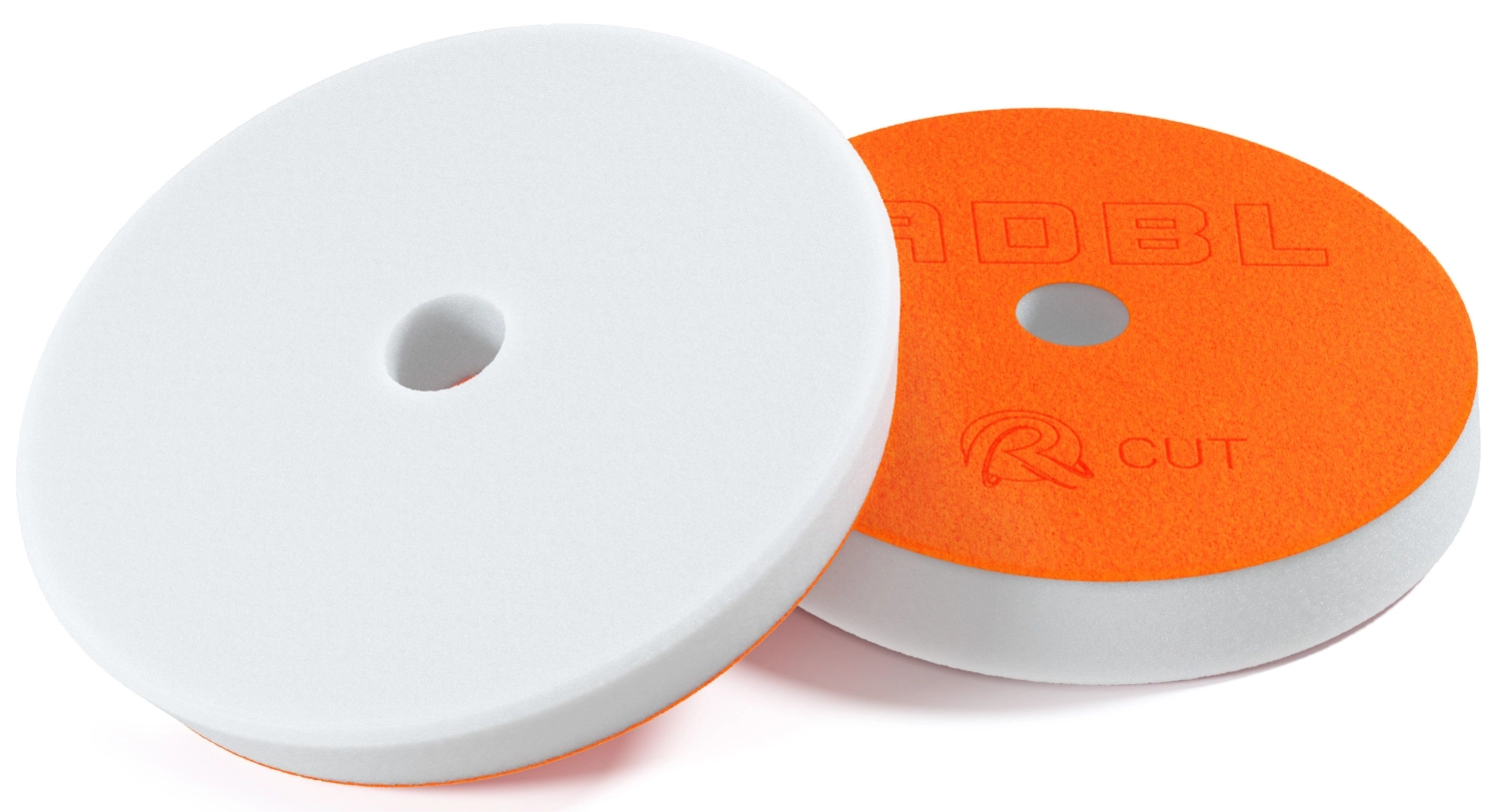 ADBL hard foam DA polishing pad 165/175mm with diamond pattern and reinforced hook-and-loop attachment