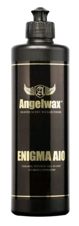 Angelwax Enigma AIO Car Wax 500ml bottle with SiO2 Quartz for paint protection and polishing