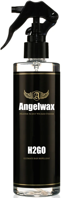 Angelwax Hydrophobic Glass Coating 250ml bottle for water-repellent glass protection