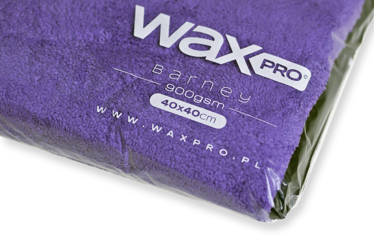 WaxPRO Barney – mikrofibra do wosków i quick detailerów, 900gsm, 40x40cm
