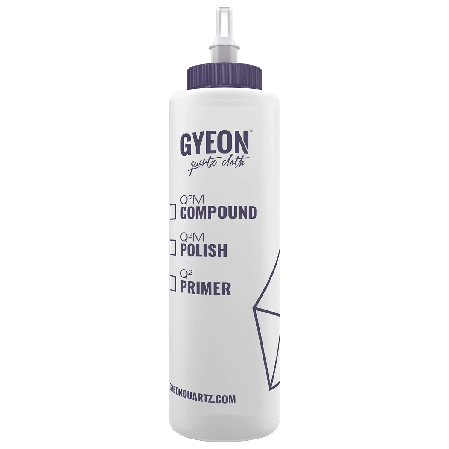 Doseringsflaska 300ml med tryckt polerguide för exakt polerpasta-dosering, Gyeon