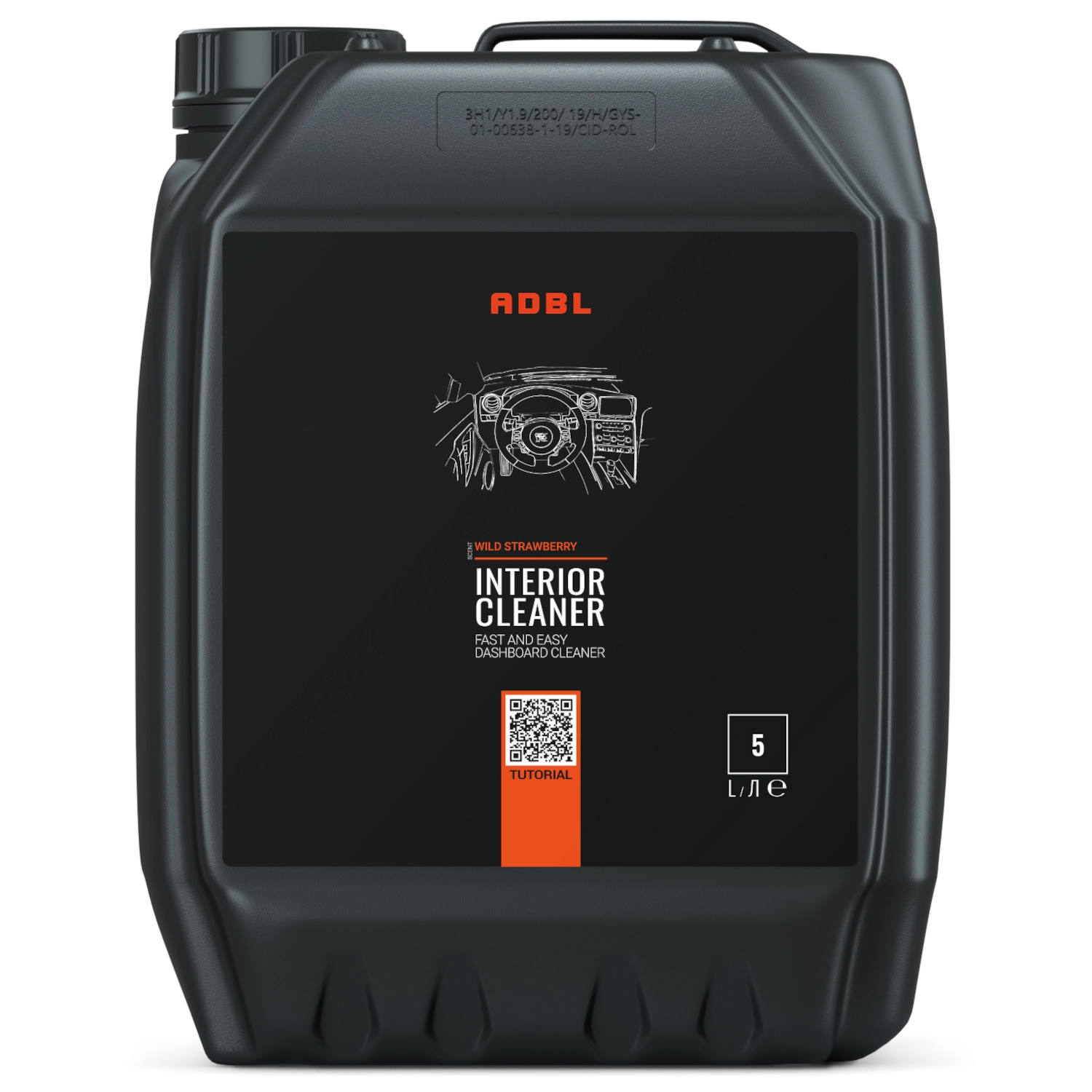 ADBL Interior Cleaner 5L jerry can for professional car interior cleaning