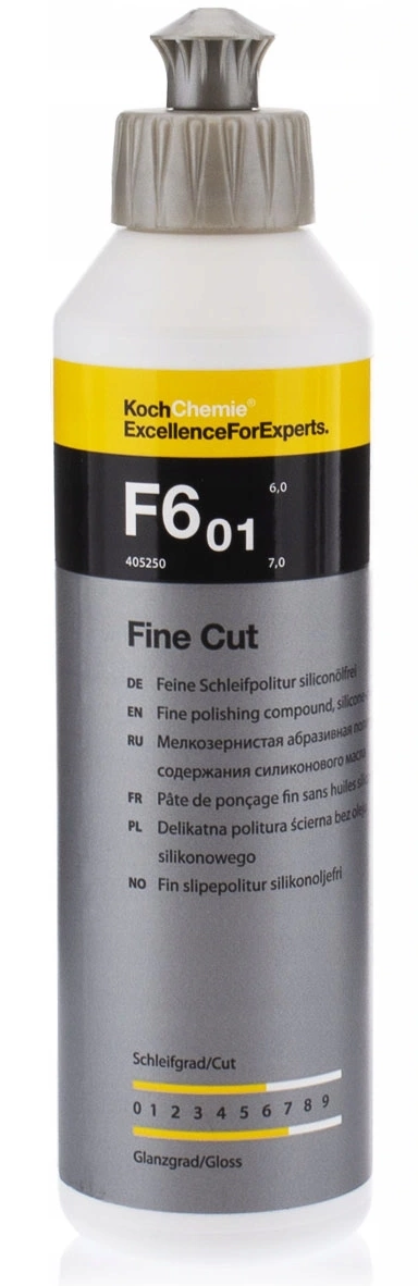 Koch Fine Cut F6.01 – średnio ścierna pasta polerska, usuwa ślady po myjni 250ml