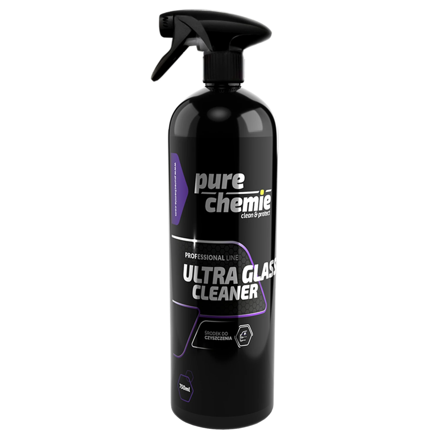 Pure Chemie Streak-Free Glass Cleaner 750ml spray bottle for vehicle windows and mirrors