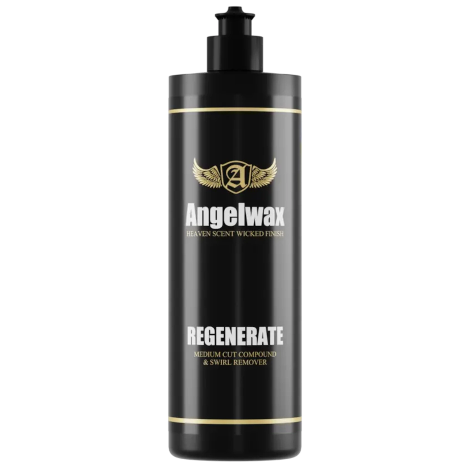 Angelwax Medium Cut Polish 500ml bottle for paint correction and vehicle bodywork polishing