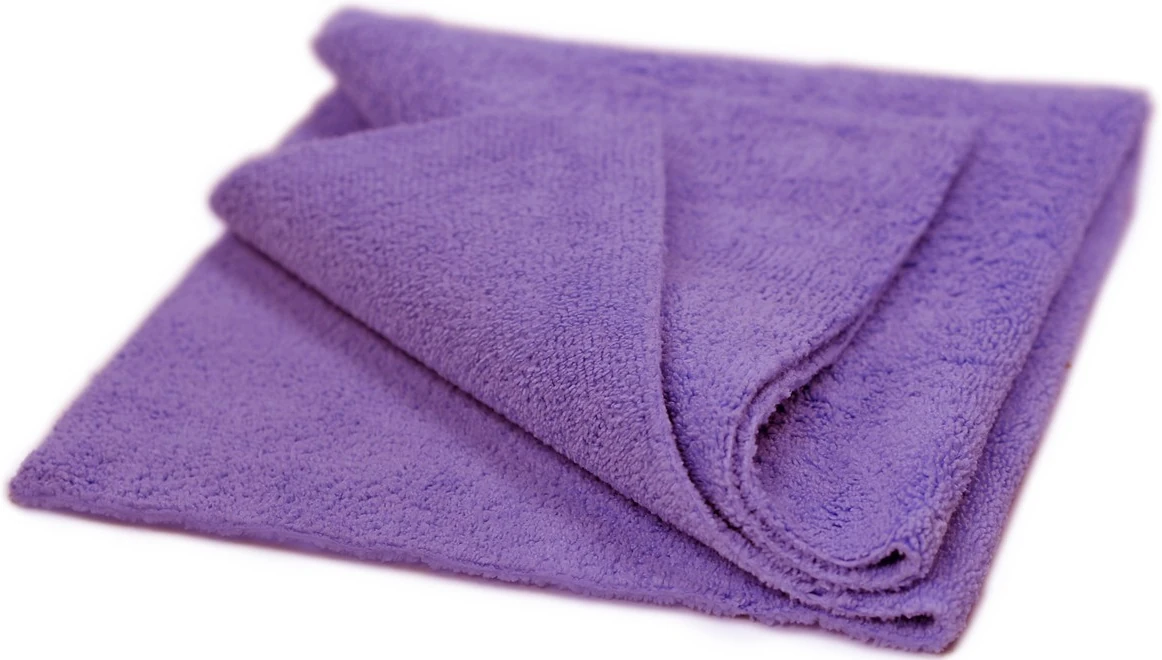 Violet microfibre detailing towel 360gsm 40x40cm, scratch-resistant and lint-free, WaxPRO