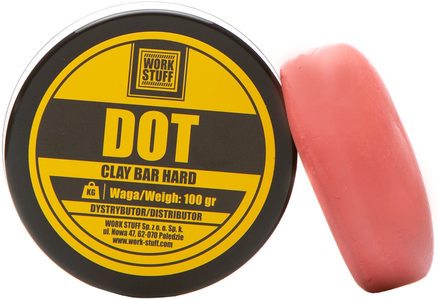 WORK STUFF Clay Bar Hard 100g mechanical paint decontamination clay for removing embedded contaminants
