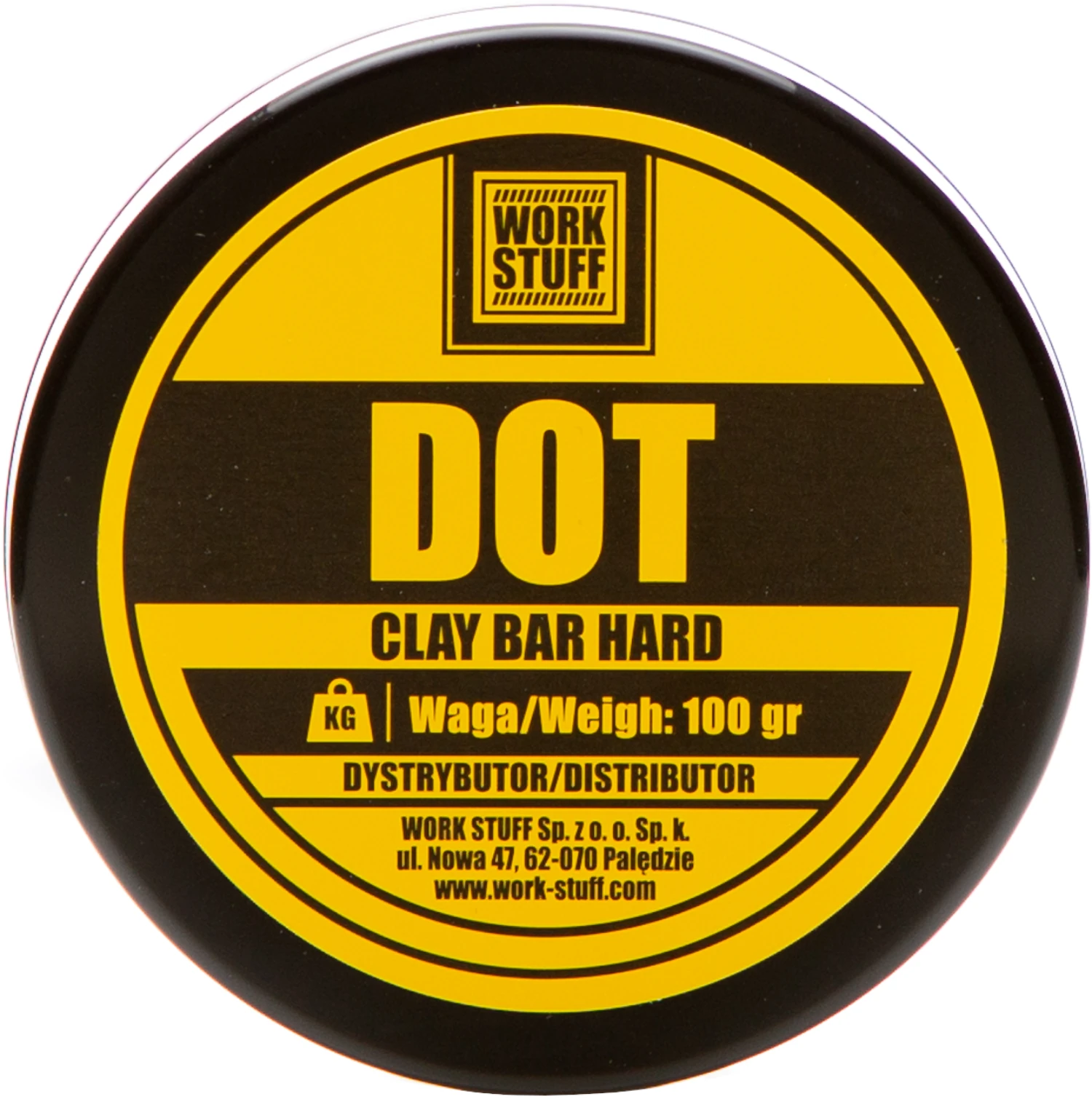 WORK STUFF Clay Bar Hard 100g mechanical paint decontamination clay for removing embedded contaminants