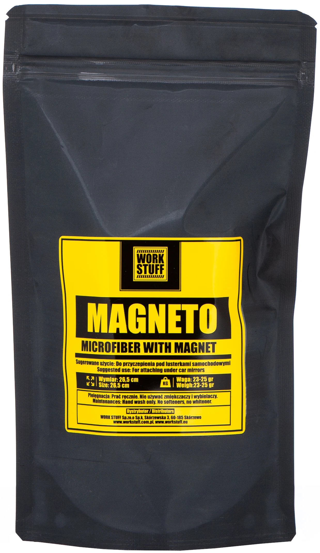 Work Stuff MAGNETO – mikrofibra z magnesem pod lusterka, 2 sztuki