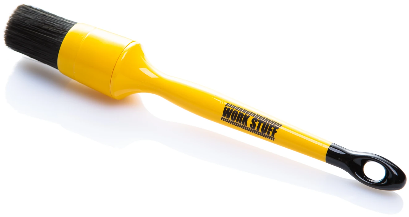 WORK STUFF Detail Brush 30mm Black for detailing hard-to-reach surfaces and seams