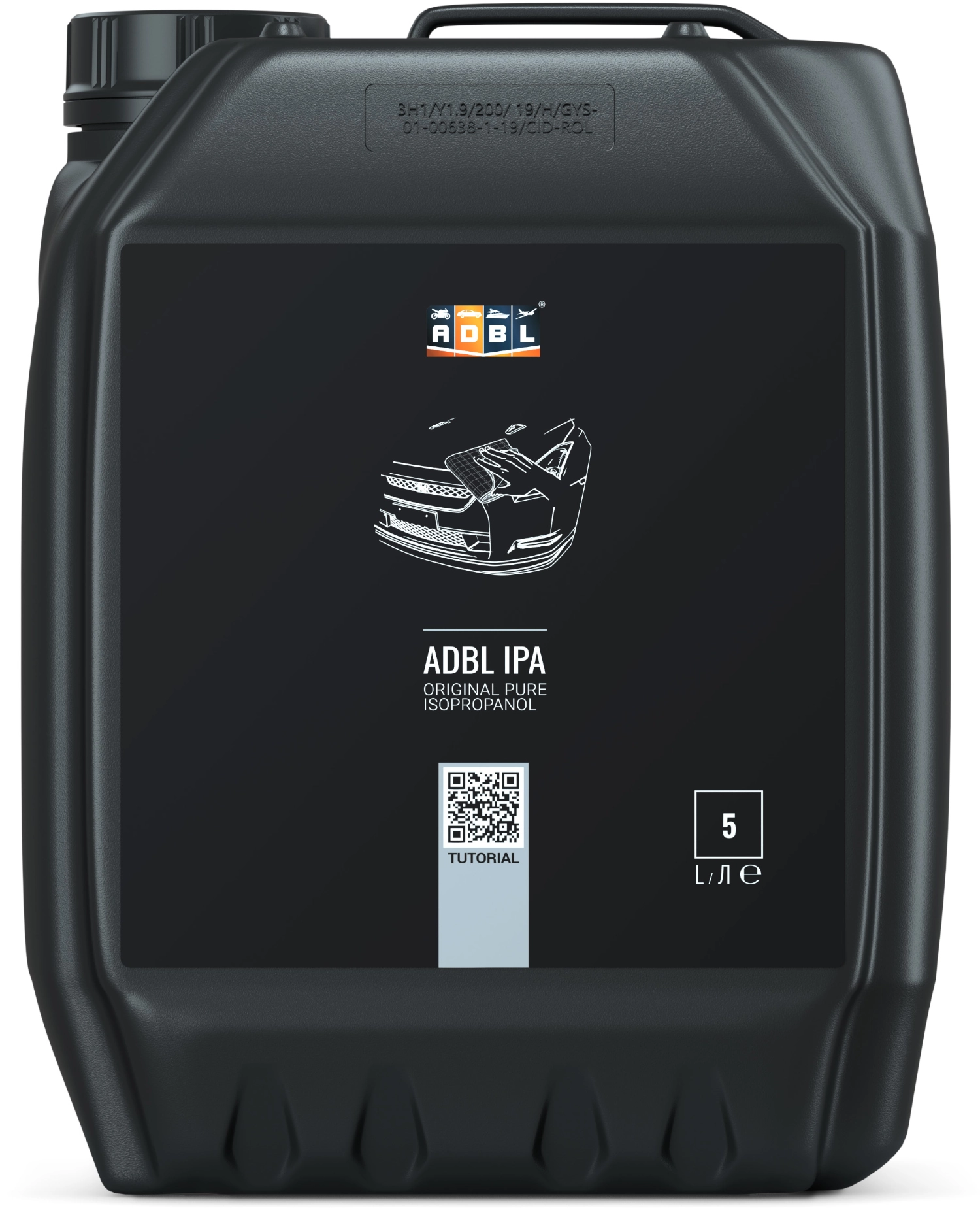 ADBL IPA – alkohol izopropylowy, odtłuszcza lakier przed woskiem lub powłoką 5L