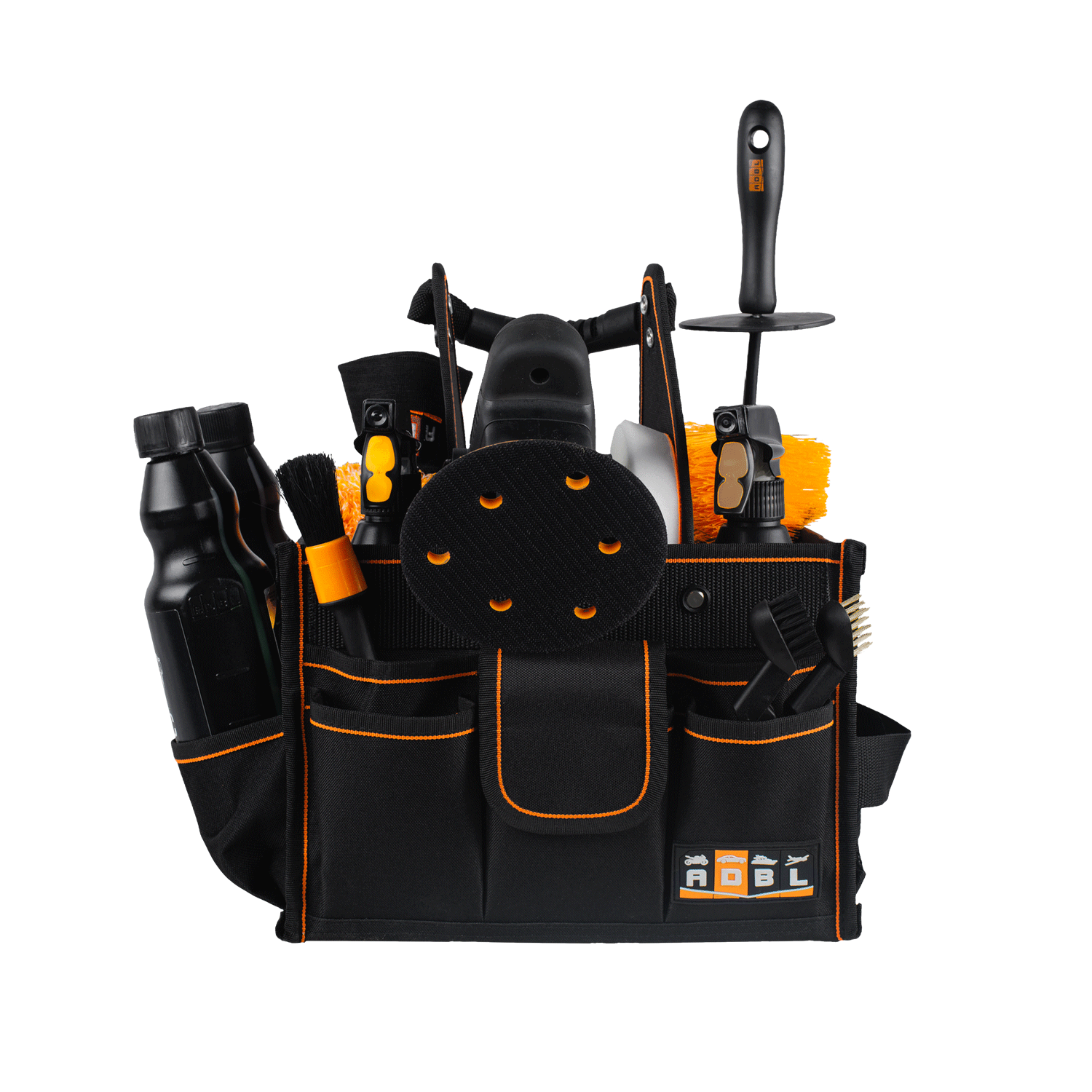 ADBL Detailing Bag small portable with multiple compartments for organising detailing products and tools