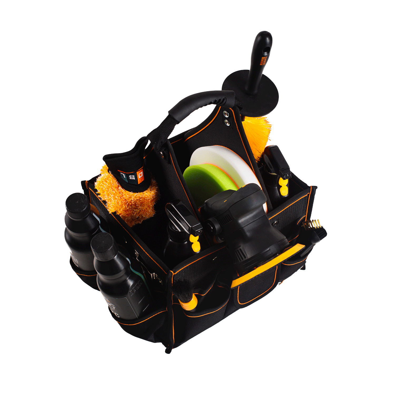 ADBL Detailing Bag small portable with multiple compartments for organising detailing products and tools