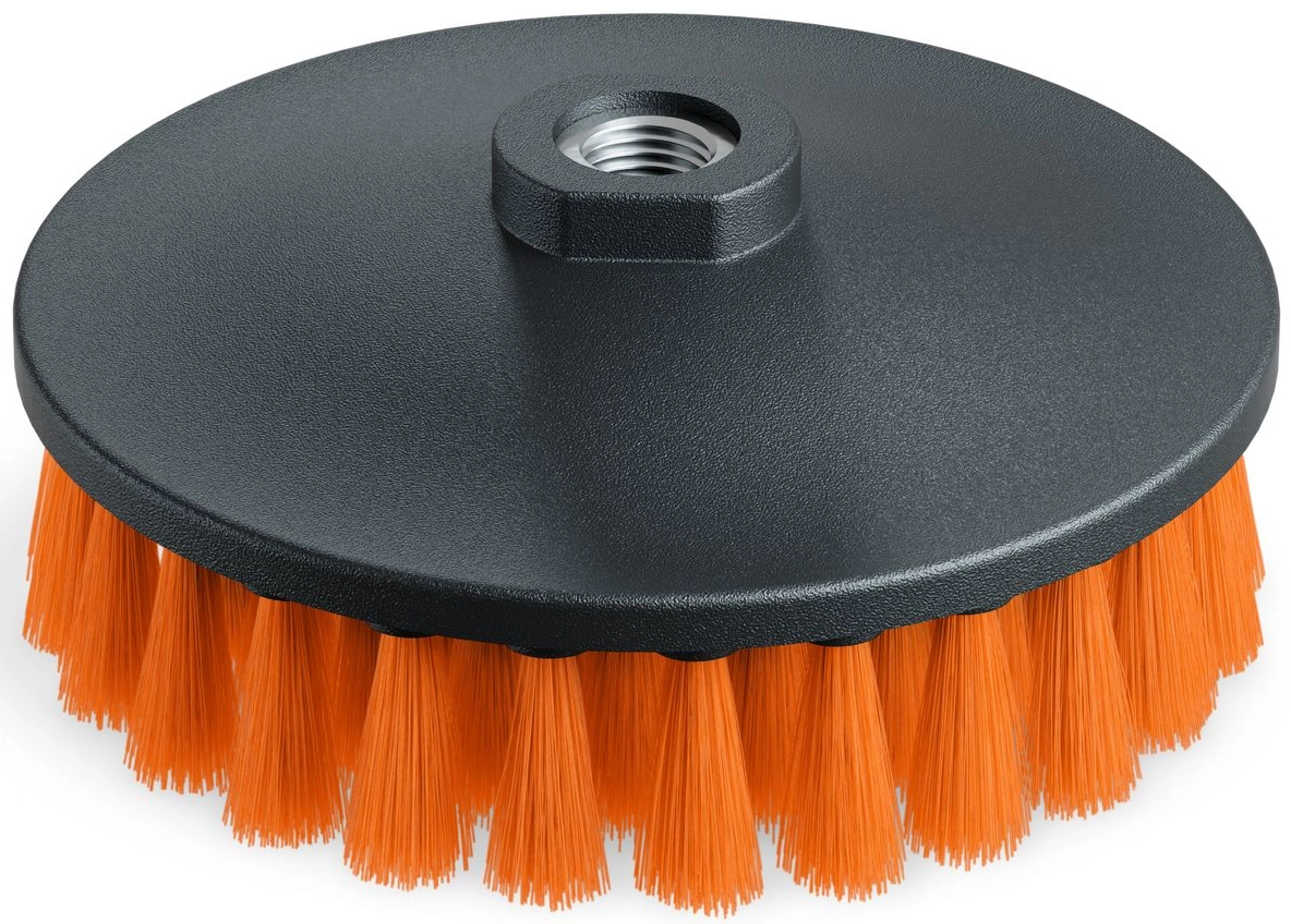ADBL Twister Soft – szczotka na wkrętarkę lub polerkę do czyszczenia tapicerki, miękkie włosie 125mm