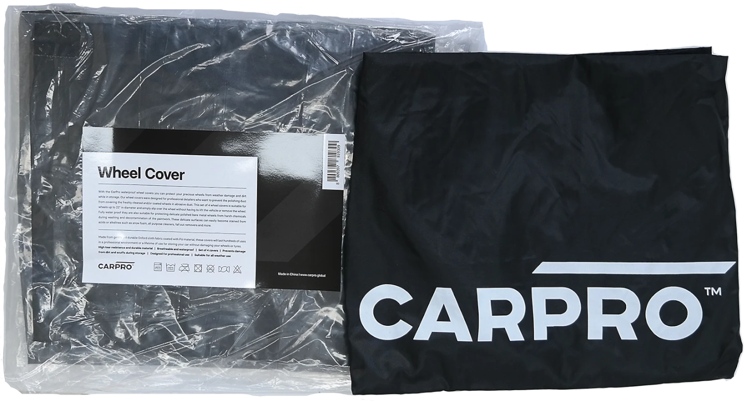 Wheel covers 22 inch, waterproof and chemical-resistant, 4-pack CarPro CQuartz for rim protection