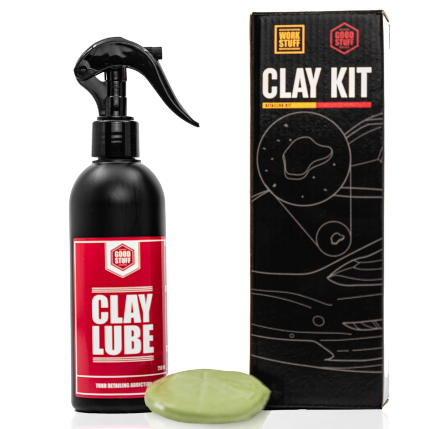 Good Stuff Clay Kit – zestaw do glinkowania lakieru