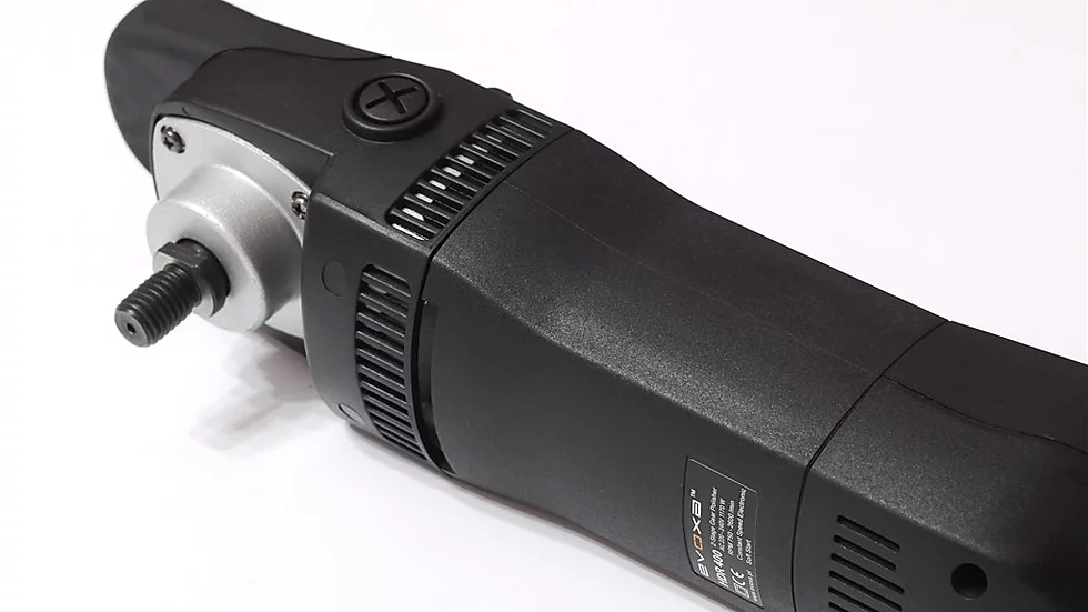 Evoxa HDR400 Mk II Rotary Polisher 1200W with 125mm backing plate and soft start for professional paint correction