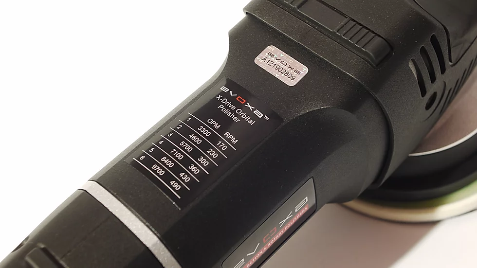 Evoxa HDX8 Mk II – maszyna polerska planetarna, skok 8mm, talerz 125mm