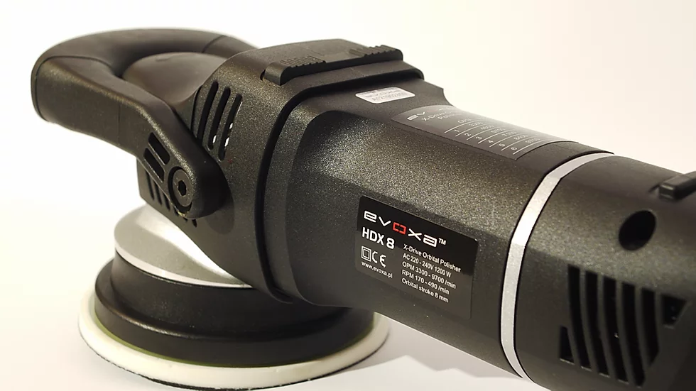 Evoxa HDX8 Mk II – maszyna polerska planetarna, skok 8mm, talerz 125mm